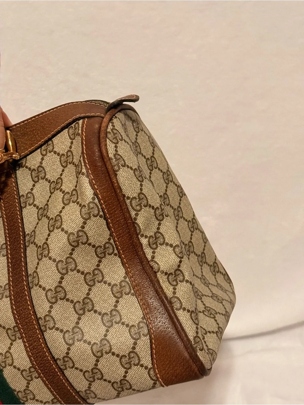 Gucci Vintage Ophidia Medium Boston Bag With Free DIY Strap